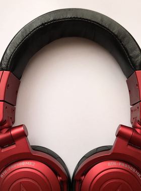 适用铁三角PRO500 PRO700M50X M40X PRO80头梁皮真皮羊皮耳机维修