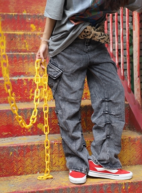 CII Inspiration瞬差-欧美街头创意#06裤-火山灰（黑/灰）