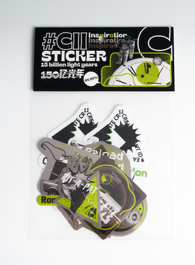 CII Inspiration瞬差-欧美街头创意#12 贴纸-十五亿光年