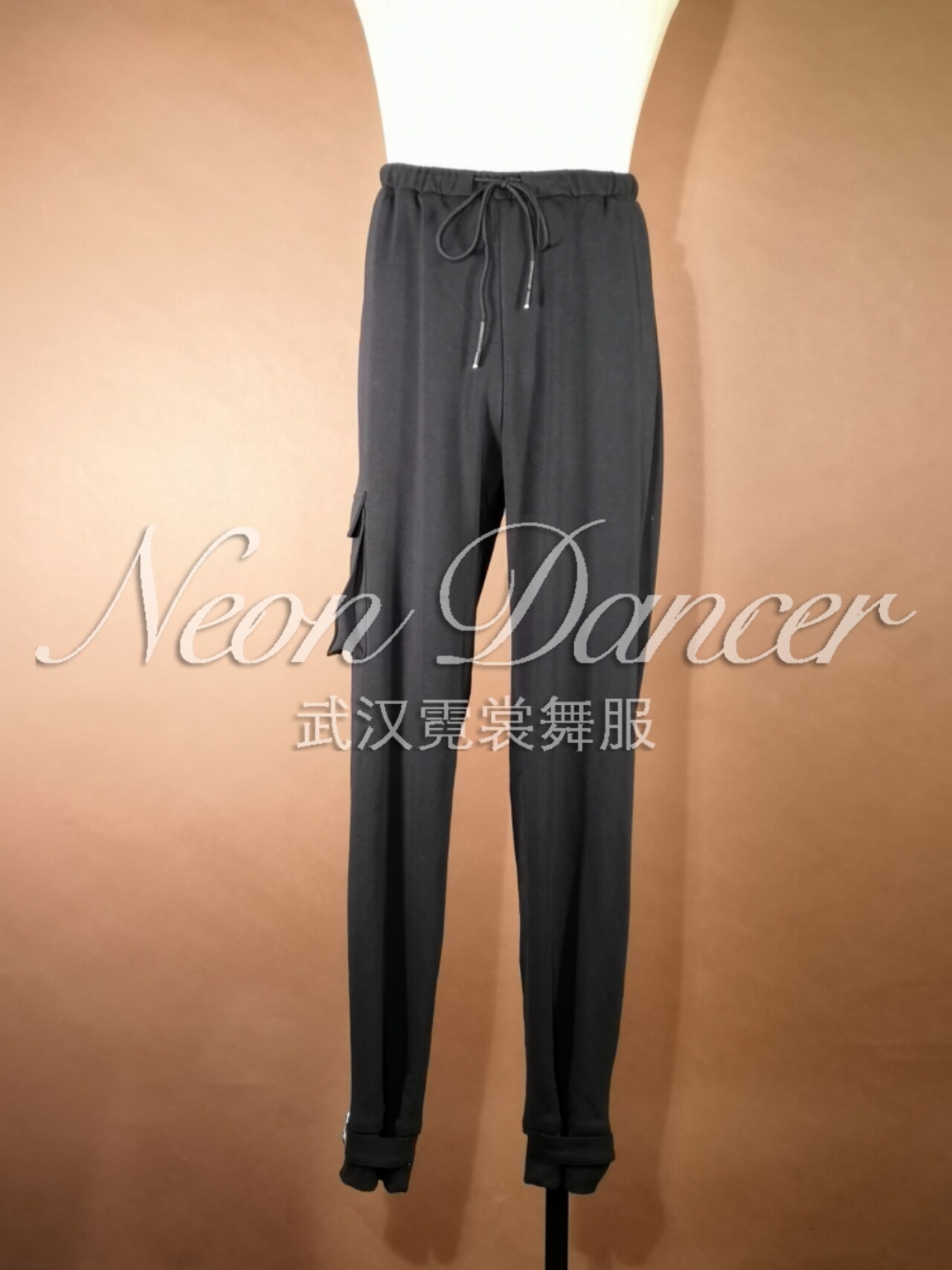 neon dancer 拉丁舞练功裤男舞蹈裤 星光俱乐部狼叔同款裤 长裤子