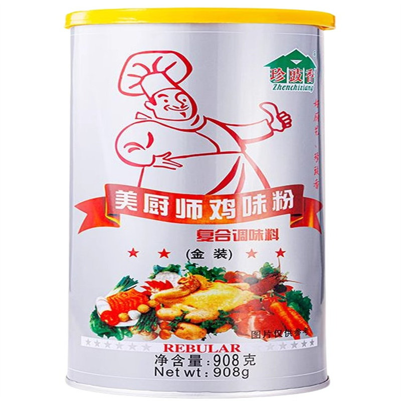 珍鼓香美厨师鸡味粉金装908g*12瓶饭店商用炒菜炖汤全国包邮便宜