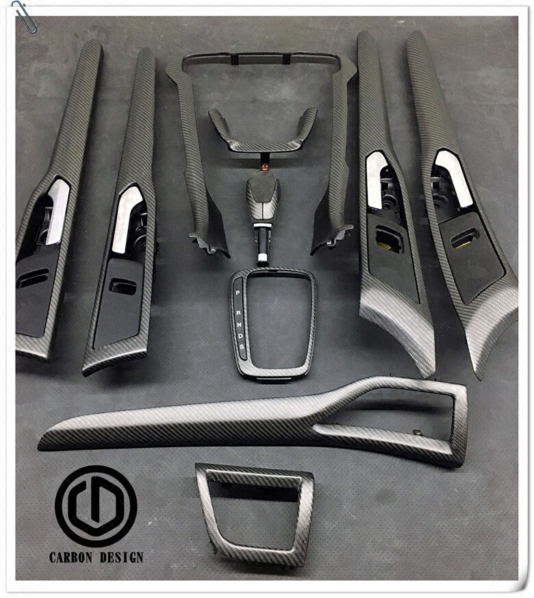 适用于 新蒙迪欧全套精工碳纤维内饰改装 门板 中控 档把 升降器