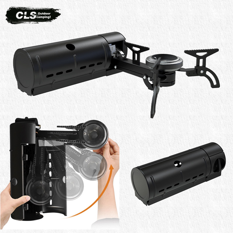 户外便携折叠卡式炉迷你气炉野营装备野餐炊具炉具露营厨房燃气炉