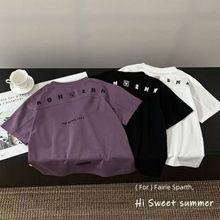 百搭时尚 2026宽松夏季 儿童棉质T恤冰爽中大童装 短袖 男女 新款