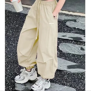 夏裝 子 新款 童褲 寶寶休閑寬松運動褲 長褲 冰爽速干褲 女童防蚊褲 薄款