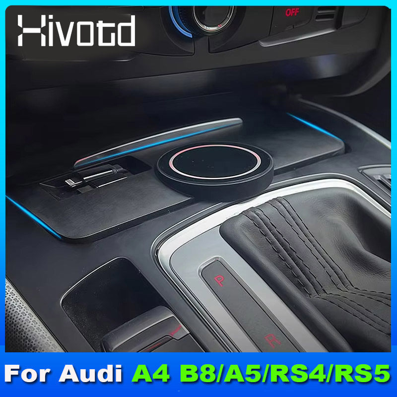 汽车伸缩线拓展坞手机磁吸无线充电器适用奥迪 A4 B8/A5/RS4/RS5