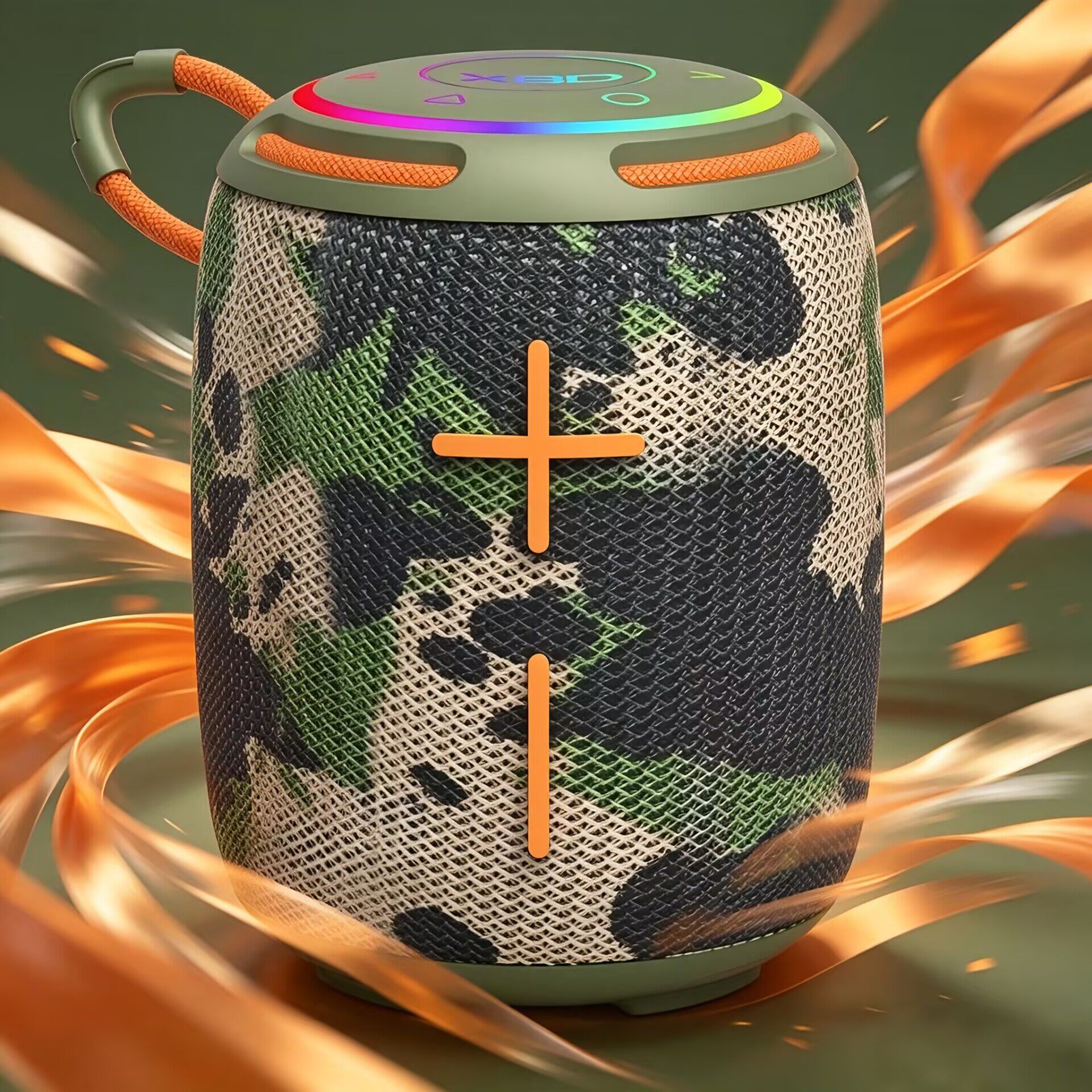 蓝牙音响大音量高音质柏林之声小音箱户外防水便携电脑超重低音炮