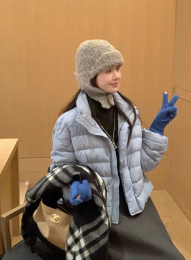 DARA ROSE-系泡芙感立领宽松显瘦百搭小个领保暖羽绒服外套S07043