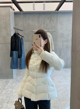 EASE显瘦收腰90白鸭绒小蛮腰纸片人即视感高克重羽绒服女E25Y026