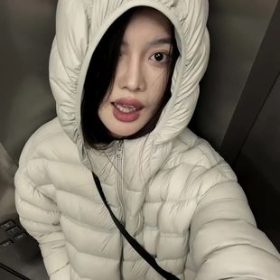 暖洋-宇航员短款云朵泡芙冬轻便连帽拉链羽绒服(含90白鸭绒)88075