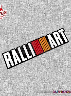 三菱 Ralliart 拉力艺反光贴纸普拉多霸道陆巡帕杰罗后档后窗车贴