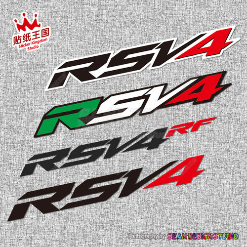 Aprilia 阿普利亚 RSV4 RF Tuono V4 车身油箱贴纸改装反光车贴20