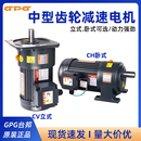 三相齿轮减速电机200W400W750W CV立式 台邦GPG减速电机 CH卧式