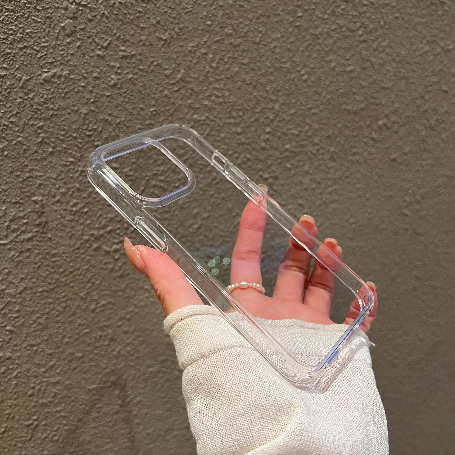 透明晶盾裸机苹果简约15手机壳