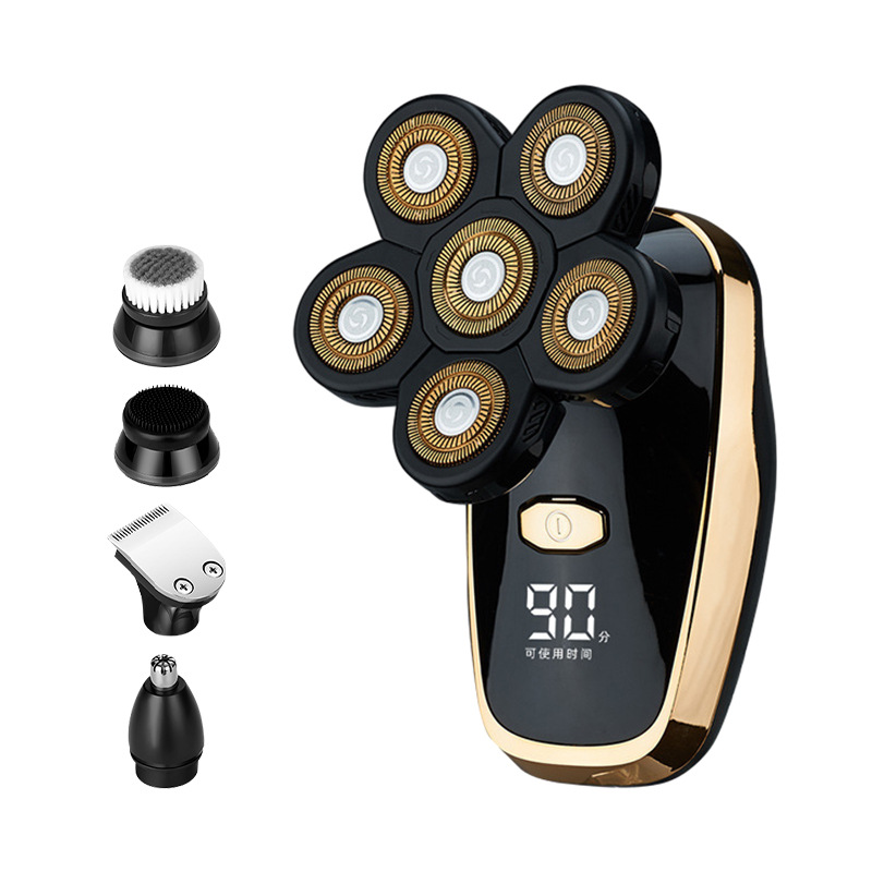 剃光头自刮男士专用刮光头机六刀头电动剃须刀多功能刮胡