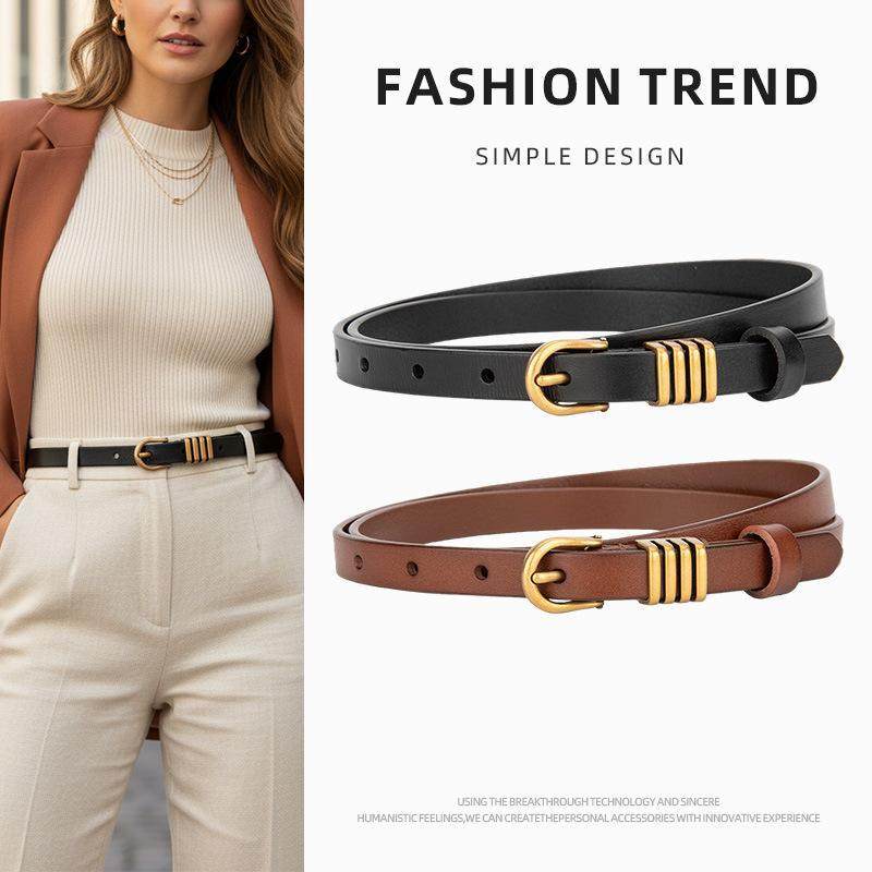 精致金属扣头层牛皮细腰带女百搭真皮裤通勤西装裙简约设计皮带,服饰配件/皮带/帽子/围巾,腰带/皮带/腰链,淘宝优惠券,粉丝福利购,淘宝优惠卷