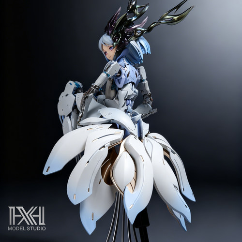 星海板喷 和模线核诚治造星花百合MK3萝莎计划1/10拼装机娘模