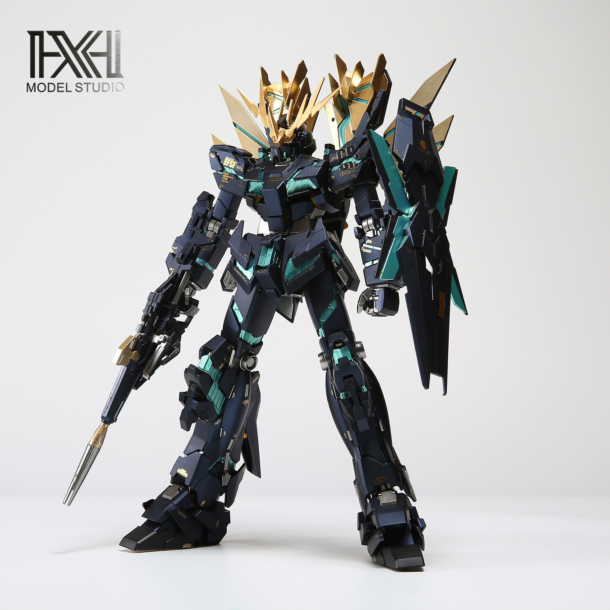 成品报丧女妖 星海模型 独角兽 万代MG1/100C装备Ka卡版拼装