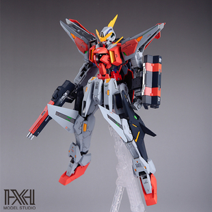 万代 MG 1/100 拼装模型GN-003 主天使 可变形 高达喷涂改色成品