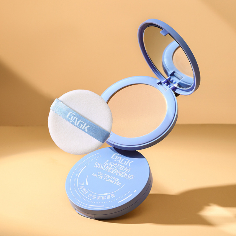 gagk face powder粉饼自然肤感显白防水不易掉粉彩妆跨境