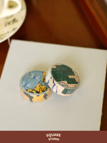 平方和纸胶带艺术拼贴高级