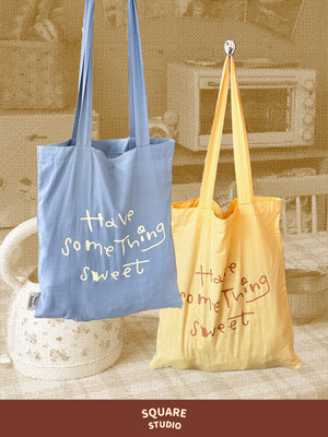 平方手写字夏天单肩包