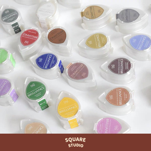BD水滴印台 月猫Tsukineko 日本速干印章印泥 平方Studio