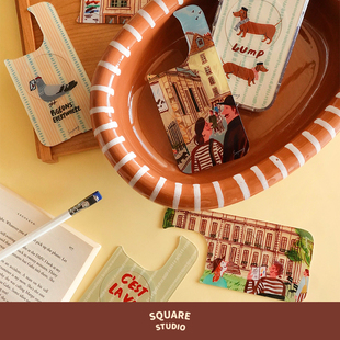 萌萌孙联名可替换背板磁吸旋转支架 浦美展览手机壳支架 原创艺术家文创美术馆礼物创意手机 平方Studio