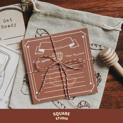 平方面包便签手绘插画手帐素材