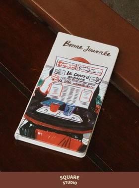 【平方Studio】萌萌孙weeks手帐本 法式插画周计划时间管理记事