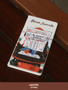 【平方Studio】萌萌孙weeks手帐本 法式插画周计划时间管理记事