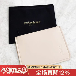 化妆包赠品包粉色纯色手拿包便携时尚质感高级2023新款ins风