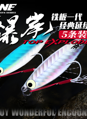 EWE美夏爆岸铁板一代远投飘落宽体路亚饵翘嘴鲈鱼鳜鱼金属假饵