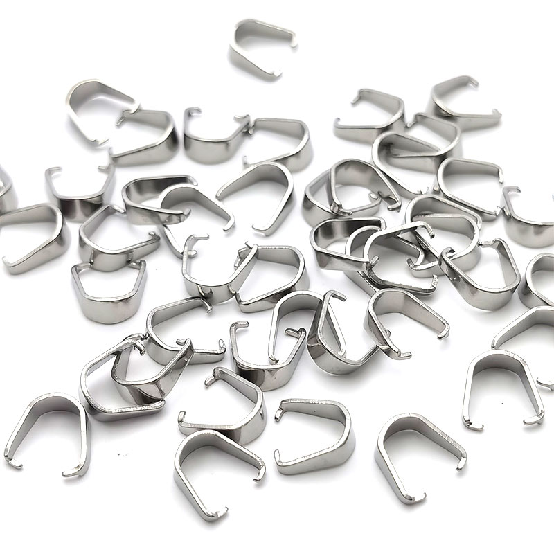 DIY手工扣304不锈钢瓜子扣吊坠扣