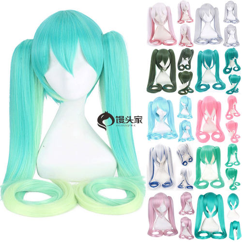 假发初音假发馒头家未来初音