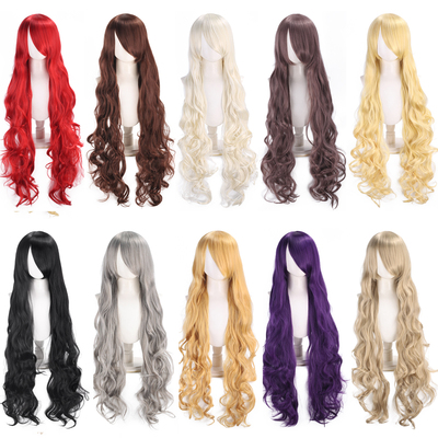 万用100cm长卷大波浪COS假发