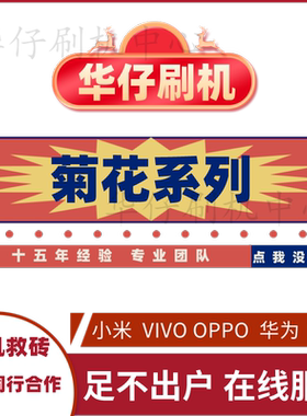 适用华为p10p20p30p40prov10v20v30v4089x手机刷机安卓远程维修