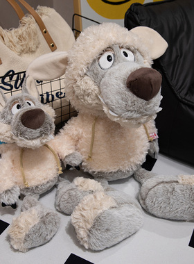 德国NICI小羊披着羊皮的狼公仔乌尔维毛绒玩具睡觉可爱婴儿布娃娃