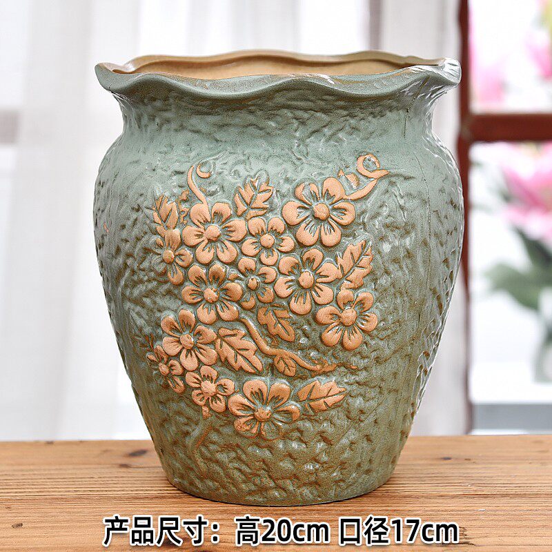 透气简约陶瓷多肉创意复古花盆图片