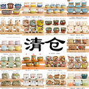 多肉花盆多肉植物简约粗陶瓷紫砂塑料拇指小个性 清仓 创意复古特价