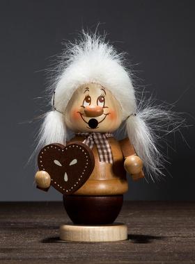 德国进口圣诞老人手工挂件木质