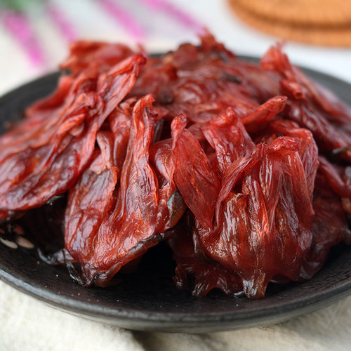 洛神花蜜饯果脯散装玫瑰茄干蜜饯酸甜零食品休闲小吃凉果玫瑰花脯