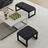 家用小凳子换鞋 凳餐桌茶几板凳方凳客厅茶几软包矮坐凳 凳门口穿鞋