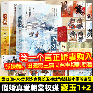【官方正版】逐玉小说电视剧原著全集 赠周边 晋江人气作者团子来袭口碑之作 张凌赫主演电视剧原著