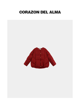 【岁禧】年款新中式国风天丝提花+匈牙利95鹅绒加厚羽绒服-W25250