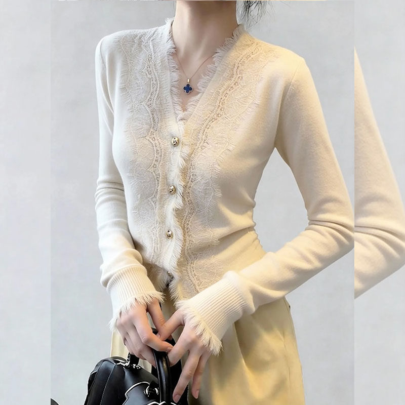 法式温柔风气质高级感杏色上衣女2026春毛边绝美内搭打底衫可外穿,女装/女士精品,大码内搭,淘宝优惠券,粉丝福利购,淘宝优惠卷