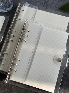 b5活页本可拆卸笔记本子不硌手旅行软皮手帐本外壳单卖a5a6活页夹