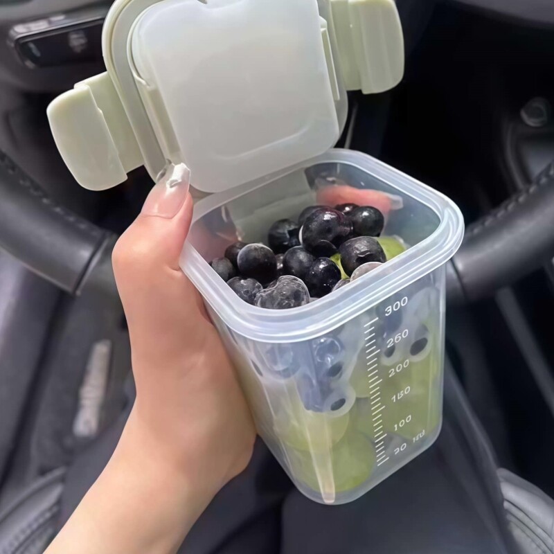 【自带冰盒】保鲜盒水果便当盒辅食密封盒食品级上班带饭轻便饭盒
