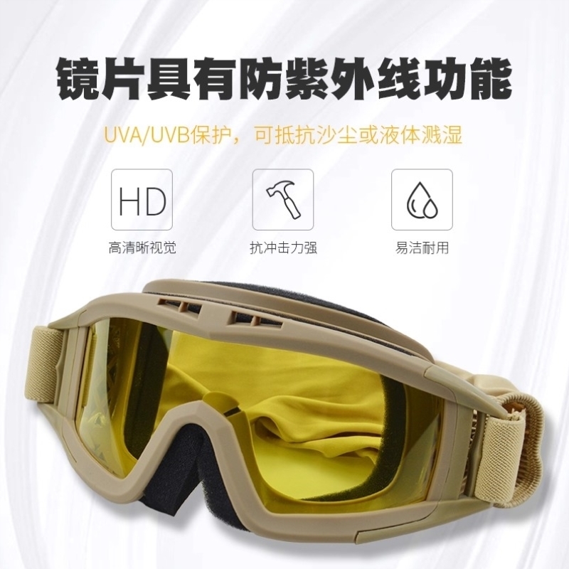 CS风镜护目镜战术用品战术骑行眼镜越野摩托车头盔户外运动装备