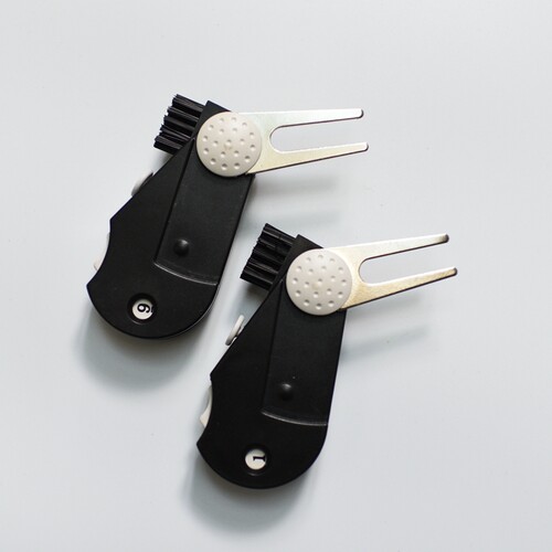 多用果岭叉工具刷golf马克计分器